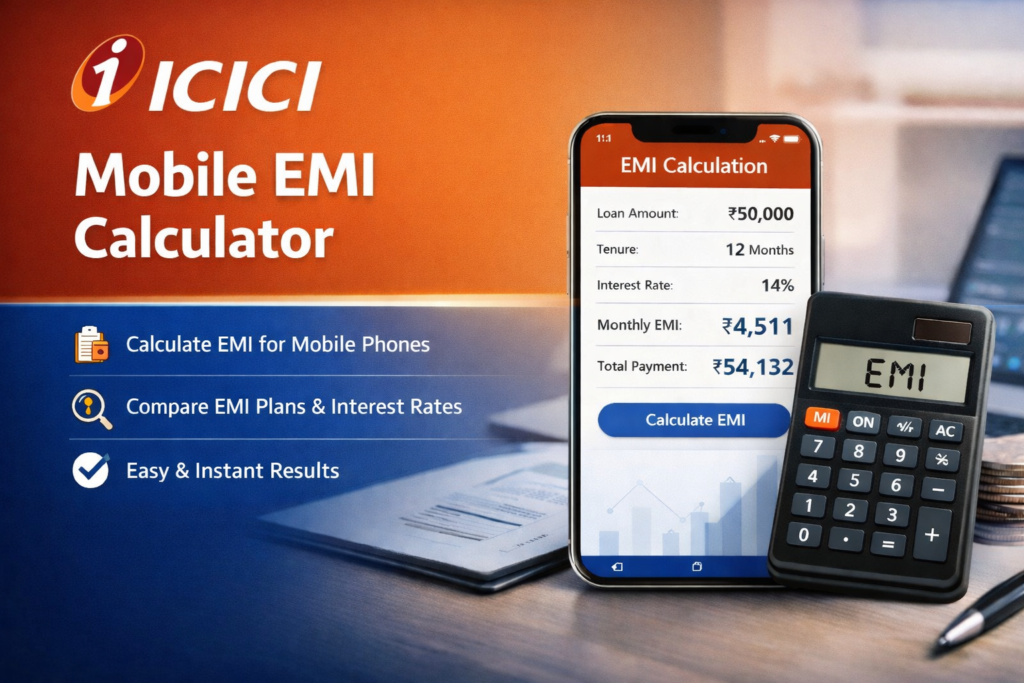 ICICI Mobile EMI Calculator