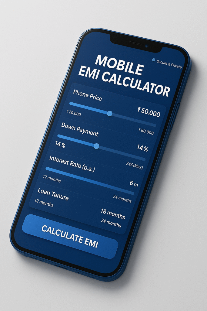 Mobile EMI Calculator